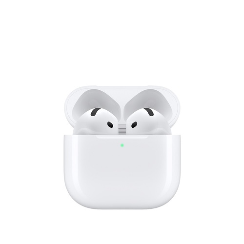 Apple AirPods 4 Earset - Siri - Stereo - True Wireless - Bluetooth - Earbud - Binaural - In-ear - White