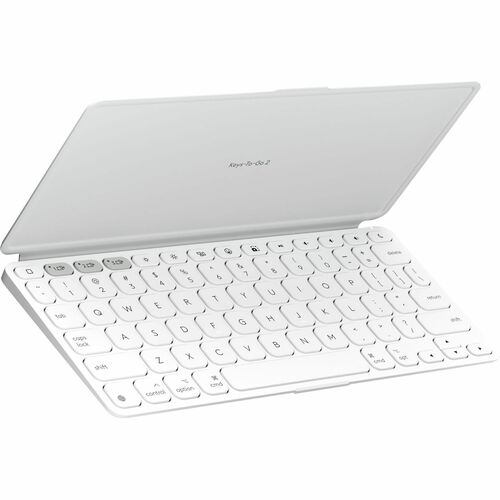 Logitech Keys-To-Go 2 Portable Wireless iPad Keyboard With Built-in Cover, Slim and Compact Wireless Keyboard for iPad, iPhone, Mac, and Apple TV, Easily Switch Between Devices (Pale Grey) - Wireless Connectivity - Bluetooth Volume Control, Screen Brightness, Media Player, Easy-Switch Hot Key(s) - iOS 17, macOS 14, iPadOS 17 - iPad, iPhone, Apple TV - Mac, PC - Scissors Keyswitch - Button Cell Battery Size Supported - Pale Gray