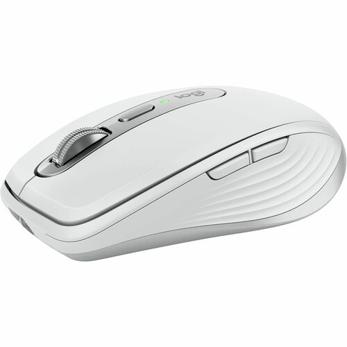 Logitech MX Anywhere 3S for Mac, Compact Wireless Bluetooth Mouse, 8K DPI Any-Surface Tracking, Quiet Clicks, USB C, Wireless Mouse for MacBook Pro, Macbook Air, iMac, iPad (Pale Grey) - Darkfield - Wireless - Bluetooth - Rechargeable - Pale Gray - 8000 dpi - Scroll Wheel - 6 Button(s)