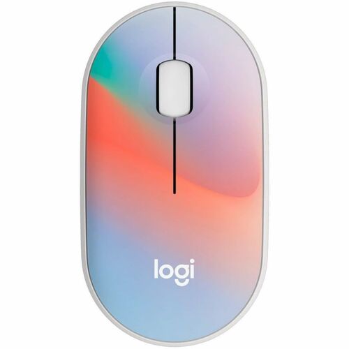 Logitech M340 Wireless Mouse with Limited Edition Prints, USB Receiver and Silent Clicks, Portable Wireless Mouse for Laptop, PC, Windows, Chrome, Surface, Sheer Dream - Optical - Wireless - 32.81 ft - Radio Frequency - 2.40 GHz - Sheer Dream - USB - 1000 dpi - Scroll Wheel - 3 Button(s) - Symmetrical - 1 x AA Battery Supported - 1.5 Year Battery Run Time