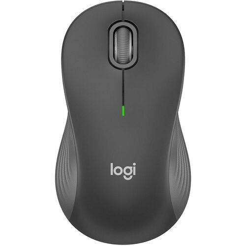 Logitech Signature M550 L Full Size Wireless Mouse - For Large Sized Hands, 2-Year Battery, Silent Clicks, Bluetooth, Graphite - Optical - Wireless - 32.81 ft - Bluetooth - Graphite - USB - 4000 dpi - Scroll Wheel - 3 Button(s) - 3 Programmable Button(s) - Large Hand/Palm Size - 1 x AA Battery Supported