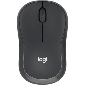 Logitech M240 Silent Bluetooth Mouse - Optical - Wireless - 33 ft - Bluetooth - Graphite - 4000 dpi - Scroll Wheel - 3 Button(s) - 1 Programmable Button(s) - Small/Medium Hand/Palm Size - Symmetrical - 1 x AA Battery Supported