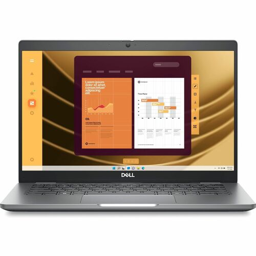 Dell Latitude 5000 5350 13.3&quot; Touchscreen Convertible 2 in 1 Notebook - Full HD - Intel Core Ultra 5 125U - 16 GB - 256 GB SSD - Gray - Intel Chip - 1920 x 1080 - Windows 11 Pro - Intel - In-plane Switching (IPS) Technology - Front Camera/Webcam - IEEE 802.11ax Wireless LAN Standard