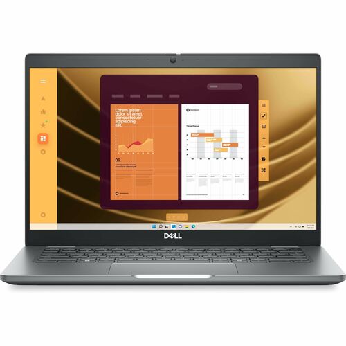 Dell Latitude 5000 5350 13.3&quot; Touchscreen Convertible 2 in 1 Notebook - Full HD - Intel Core Ultra 7 165U - 32 GB - 512 GB SSD - Gray - Intel Chip - 1920 x 1080 - Windows 11 Pro - Intel - In-plane Switching (IPS) Technology - Front Camera/Webcam - IEEE 802.11ax Wireless LAN Standard