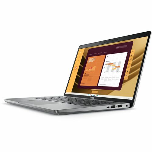 Dell Latitude 5000 5450 14&quot; Notebook - Full HD - Intel Core Ultra 5 135U - vPro Technology - 16 GB - 256 GB SSD - Titan Gray - Intel Chip - 1920 x 1080 - Windows 11 Pro - Intel - In-plane Switching (IPS) Technology - Front Camera/Webcam - IEEE 802.11ax Wireless LAN Standard