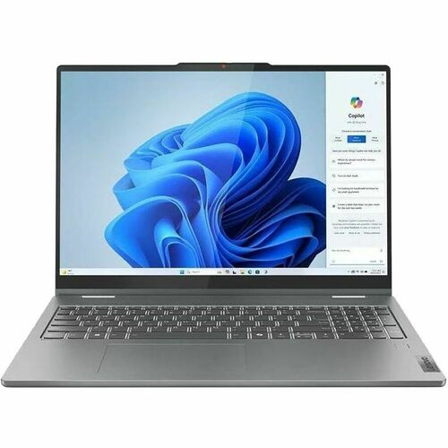 Lenovo IdeaPad 5 16IRU9 83DU0005US 16&quot; Touchscreen Convertible 2 in 1 Notebook - WUXGA - Intel Core 5 120U - 8 GB - 512 GB SSD - English (US) Keyboard - Luna Gray - Intel Chip - 1920 x 1200 - Windows 11 Home - Intel - In-plane Switching (IPS) Technology - Front Camera/Webcam - 17.50 Hours Battery Run Time - IEEE 802.11ax Wireless LAN Standard