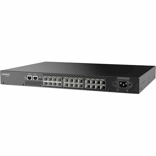 Lenovo ThinkSystem DB610S Fibre Channel Switch - 24 Ports - 32 Gbit/s - 24 Fiber Channel Ports - 24 x Total Expansion Slots - SFP+ - 24 x SFP+ Slots - Manageable - Rack-mountable - 1U