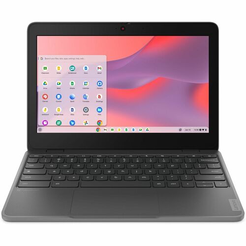 Lenovo 100e Chromebook Gen 4 100e 82W0000PUS 11.6&quot; Chromebook - HD - Octa-core (MediaTek Cortex A76 + Cortex A55) - 8 GB - 64 GB Flash Memory - English Keyboard - Graphite Gray - MediaTek Kompanio 520 Chip - 1366 x 768 - ChromeOS - ARM Mali-G52 2EE MC2 - Twisted nematic (TN) - Front Camera/Webcam - IEEE 802.11ax Wireless LAN Standard