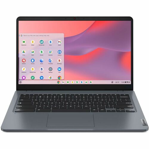 Lenovo 14e Chromebook Gen 3 82W6003DUS 14&quot; Chromebook - Full HD - Intel N-Series N100 - 8 GB - 64 GB Flash Memory - English Keyboard - Storm Gray - Intel Chip - 1920 x 1080 - ChromeOS - Intel UHD Graphics - In-plane Switching (IPS) Technology - Front Camera/Webcam - IEEE 802.11ax Wireless LAN Standard