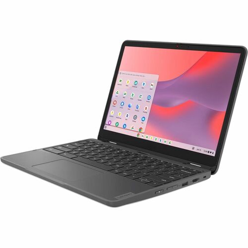 Lenovo 500e Yoga Chromebook Gen 4 82W40026US 12.2&quot; Touchscreen Convertible 2 in 1 Chromebook - WUXGA - Intel N-Series N200 - 8 GB - 128 GB Flash Memory - English Keyboard - Graphite Gray - Intel Chip - LTE - 1920 x 1200 - ChromeOS - Intel UHD Graphics - In-plane Switching (IPS) Technology - Front Camera/Webcam - 4G - IEEE 802.11ax Wireless LAN Standard