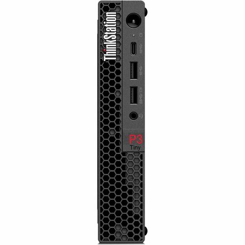 Lenovo ThinkStation P3 30H0006GUS Workstation - 1 x Intel Core i5 14th Gen i5-14500 - vPro Technology - 16 GB - 512 GB SSD - Tiny - Black - Intel Q670 Chip - Windows 11 Pro - 1 x NVIDIA T400 4 GB Graphics - NVMe Controller - English Keyboard - Gigabit Ethernet - Wireless LAN