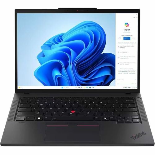Lenovo ThinkPad T14 Gen 5 21MC004YUS 14&quot; Touchscreen Notebook - WUXGA - AMD Ryzen 7 PRO 8840U - 32 GB - 512 GB SSD - English Keyboard - Black - AMD Chip - 1920 x 1200 - Windows 11 Pro - AMD Radeon 780M Graphics - In-plane Switching (IPS) Technology - Front Camera/Webcam - IEEE 802.11ax Wireless LAN Standard