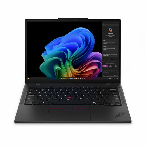 Lenovo ThinkPad T14s Gen 6 21N10023US 14&quot; Touchscreen Copilot+ PC Notebook - WUXGA - Qualcomm Snapdragon X1E-78-100 - 32 GB - 512 GB SSD - English Keyboard - Black - Qualcomm Chip - 1920 x 1200 - Windows 11 Pro - Qualcomm Adreno GPU - In-plane Switching (IPS) Technology, Eyesafe - Front Camera/Webcam - 5G - IEEE 802.11be Wireless LAN Standard