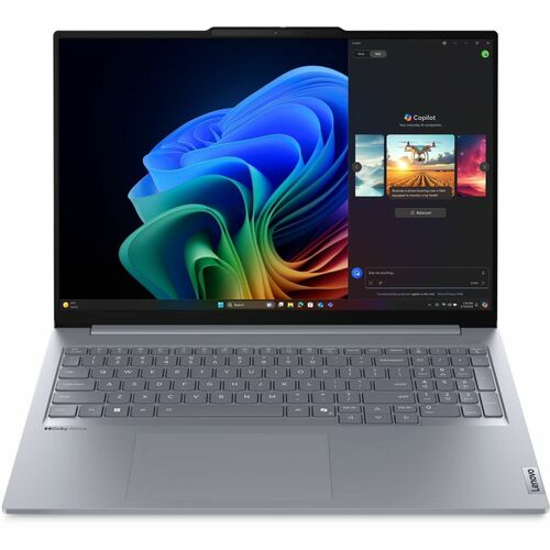 Lenovo ThinkBook 16 G7 QOY 21NH000PUS 16&quot; Copilot+ PC Notebook - WUXGA - Qualcomm Snapdragon X Plus X1P-42-100 - 32 GB - 1 TB SSD - English (US) Keyboard - Luna Gray - Qualcomm Chip - 1920 x 1200 - Windows 11 Pro - Qualcomm Adreno GPU - In-plane Switching (IPS) Technology - Front Camera/Webcam - IEEE 802.11be Wireless LAN Standard