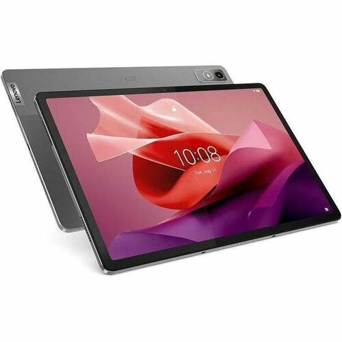 Lenovo Tab P12 TB370FU Tablet - 12.7&quot; 3K - MediaTek Dimensity 7050 (6 nm) Octa-core - 8 GB - 128 GB Storage - Android 13 - Storm Gray - Cortex A78 Dual-core (2 Core) 2.60 GHz + Cortex A55 Hexa-core (6 Core) 2 GHz - Upto 1 TB Memory Card Supported Capacity - microSD, microSDXC Supported - 2944 x 1840 - In-plane Switching (IPS) Technology Display - 13 Megapixel Front Camera