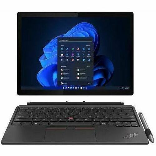Lenovo ThinkPad X12 Detachable Gen 2 21LK002UUS 12.3&quot; Touchscreen Detachable 2 in 1 Notebook - Full HD Plus - Intel Core Ultra 7 164U - vPro Technology - 32 GB - 512 GB SSD - English Keyboard - Black - Intel Chip - 1920 x 1280 - Windows 11 Pro - Intel - In-plane Switching (IPS) Technology - Front Camera/Webcam - IEEE 802.11ax Wireless LAN Standard