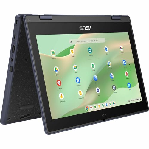 Asus Chromebook Flip CR11 CR1102FGA-YZ84T 11.6&quot; Touchscreen Rugged Convertible 2 in 1 Chromebook - HD - Intel N-Series N100 - 8 GB - 64 GB Flash Memory - Mineral Gray - Intel Chip - 1366 x 768 - ChromeOS - Intel UHD Graphics - Front Camera/Webcam - 12 Hours Battery Run Time - IEEE 802.11 a/b/g/n/ac/ax Wireless LAN Standard