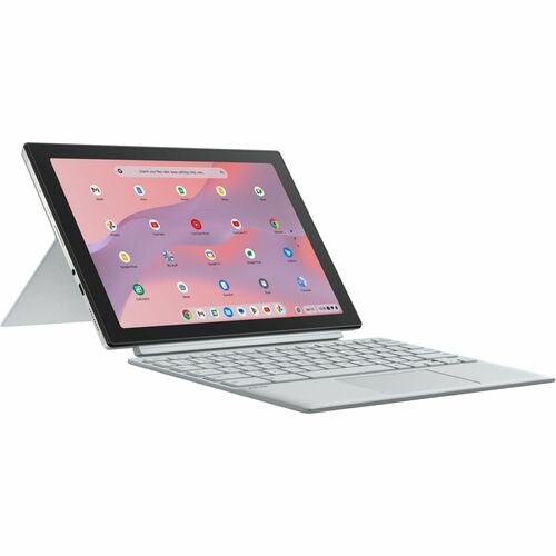 Asus Chromebook Detachable CM3 CM3001DM2A-YN44T-S 10.5&quot; Touchscreen Rugged Detachable 2 in 1 Chromebook - WUXGA - Octa-core (ARM Cortex A76 + Cortex A55) - 4 GB - 64 GB Flash Memory - Fog Silver - MediaTek Kompanio 520 Chip - 1920 x 1200 - ChromeOS - ARM Mali-G52 MC2 - Front Camera/Webcam - 12 Hours Battery Run Time - IEEE 802.11ax Wireless LAN Standard