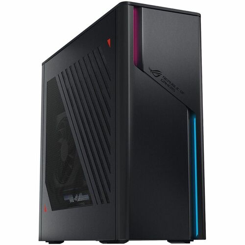 Asus ROG G22CH G22CH-DS774 Gaming Desktop Computer - Intel Core i7 14th Gen i7-14700F - 16 GB - 1 TB SSD - Small Form Factor - Gray - Intel B760 Chip - Windows 11 Home - NVIDIA Geforce RTX 4070 DUAL 12 GB GDDR6X - IEEE 802.11ax - 600 W