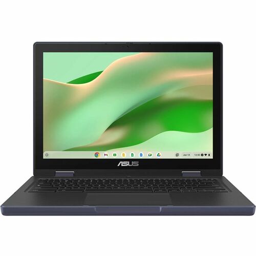 Asus Chromebook CR12 Flip CR1204FGA-YZ84T 12.2&quot; Touchscreen Rugged Convertible 2 in 1 Chromebook - WUXGA - Intel N-Series N100 - 8 GB - 64 GB Flash Memory - Mineral Gray - Intel Chip - 1920 x 1200 - ChromeOS - Intel UHD Graphics - IEEE 802.11ax Wireless LAN Standard