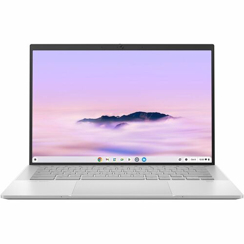 Asus ExpertBook CX54 Chromebook Plus CX5403CMA-DB562-T 14&quot; Touchscreen Chromebook - WQXGA - Intel Core Ultra 5 115U - 16 GB - 512 GB SSD - Fog Silver - Intel Chip - 2560 x 1600 - ChromeOS - Intel - NanoEdge - Front Camera/Webcam - IEEE 802.11ax Wireless LAN Standard