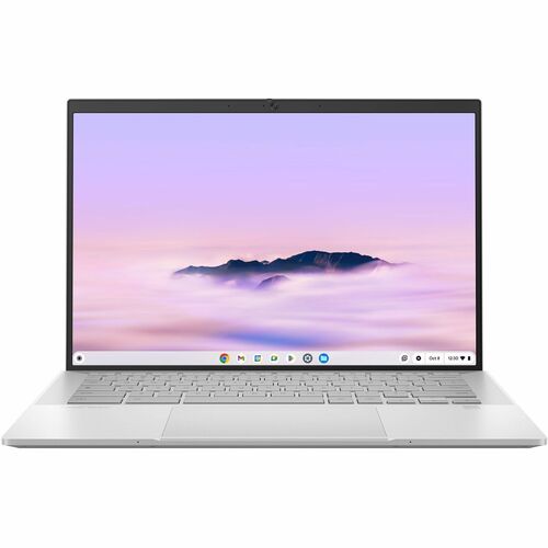 Asus ExpertBook CX54 Chromebook Plus Enterprise CX5403CMA-GE586 14&quot; Chromebook - WQXGA - Intel Core Ultra 5 115U - 8 GB - 256 GB SSD - Fog Silver - Intel Chip - 2560 x 1600 - Chrome Enterprise - Intel - NanoEdge - IEEE 802.11ax Wireless LAN Standard