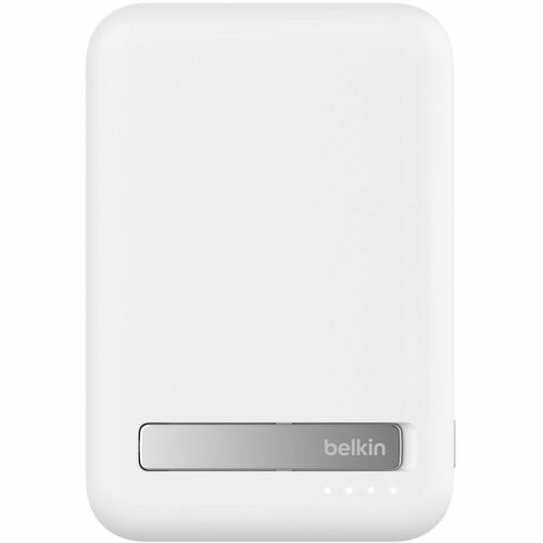 Belkin BoostCharge Pro Magnetic Power Bank with Qi2 15W 10K - For iPhone, Qi2-enabled Device - 10000 mAh - 2 x USB - White