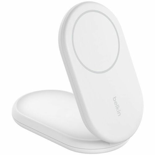 Belkin BoostCharge Magnetic Foldable Wireless Charger with Qi2 15W - For Qi2-enabled Device, iPhone, AirPod - Input connectors: USB - Magnetic, Anti-slip, Compact, Foldable