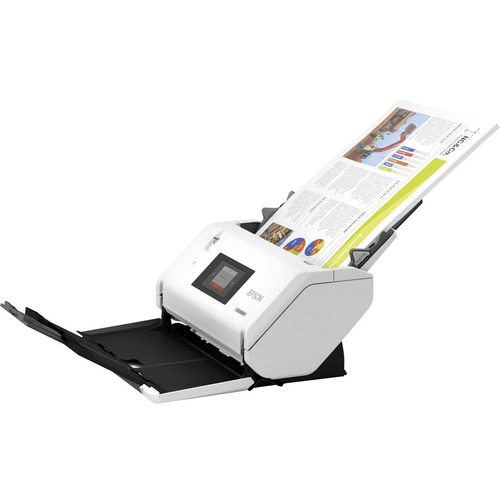 Epson WorkForce DS-30000 Large Format Sheetfed Scanner - 600 dpi Optical - 30-bit Color - 24-bit Grayscale - 70 ppm (Mono) - 70 ppm (Color) - Color, Grayscale, Monochrome Scan - Duplex Scanning - Letter, Passport, Plastic Card, Embossed Card, Business Card, Postcard, ID Card