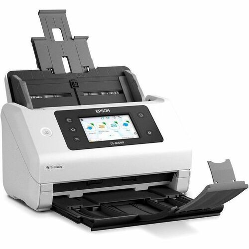 Epson B11B275201 ADF Scanner - 600 dpi Optical - 30-bit Color - 24-bit Grayscale - 50 ppm (Mono) - 50 ppm (Color) - Color, Grayscale, Monochrome Scan - PC Free Scanning - Duplex Scanning - Letter, Embossed Card, Business Card - Wireless LAN - USB