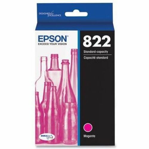 Epson T822 Original Standard Yield Inkjet Ink Cartridge - Magenta - 1 Each - Inkjet - Standard Yield