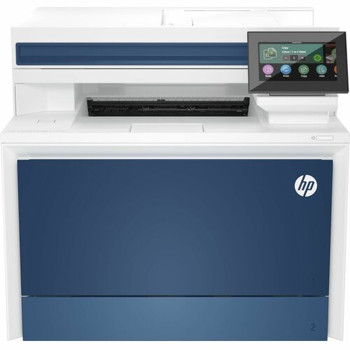 HP 4301fdn Laser Multifunction Printer - Color - White - Copier/Fax/Printer/Scanner - 35 ppm Color Print - 600 x 600 dpi Print - Automatic Duplex Print - Flatbed/ADF Scanner - For Plain Paper Print