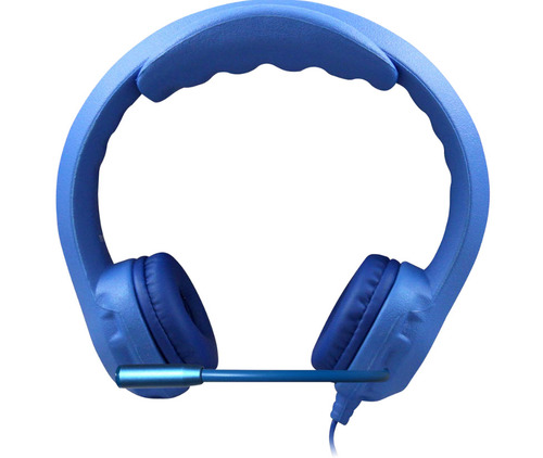 HamiltonBuhl Flex-Phones USB Kids Headset with Gooseneck Microphone BLUE 42 Pack