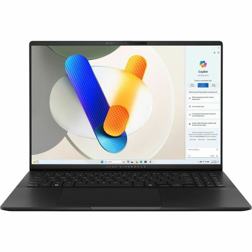 Asus Vivobook S 16 M5606 M5606KA-DS76 16&quot; Copilot+ PC Notebook - 3K - AMD Ryzen AI 7 350 - 16 GB - 1 TB SSD - Neutral Black - AMD Chip - 2880 x 1800 - Windows 11 Home - AMD Radeon Graphics - Tru2Life - Front Camera/Webcam - 14 Hours Battery Run Time - IEEE 802.11ax Wireless LAN Standard
