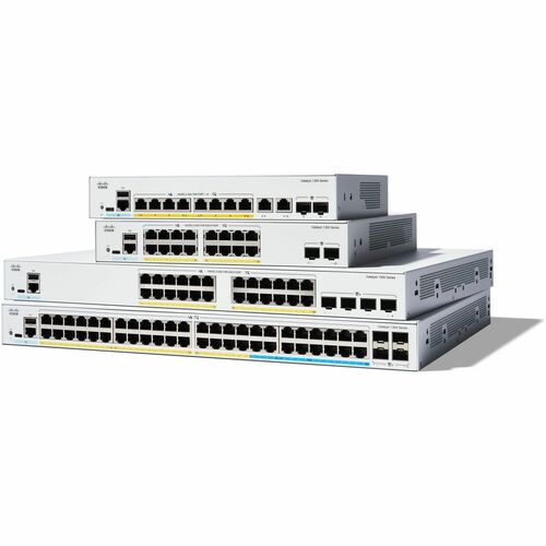 1300 8-port GE Full PoE 2x1G