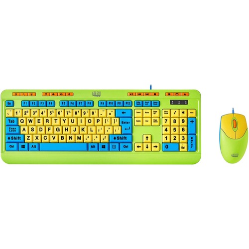 Antimocrobial Wired Kids Keyboard and Mouse Combo