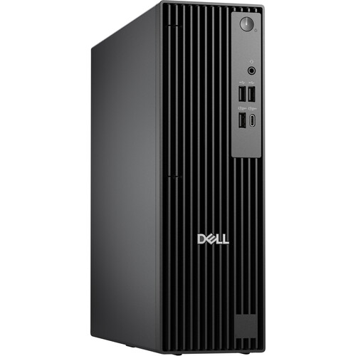 Dell Pro QCS1255 Desktop Computer - AMD Ryzen 5 8500G - 16 GB - 512 GB SSD - Slim PC - Standard Black