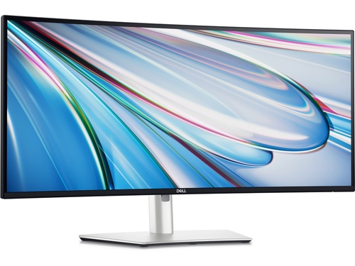 Dell UltraSharp U3425WE 34" Class UW-QHD Curved Screen LED Monitor - 21:9 - Black, Silver