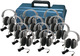 Lab Pack, 12 HA7 Deluxe Headphones in a Carry Case 