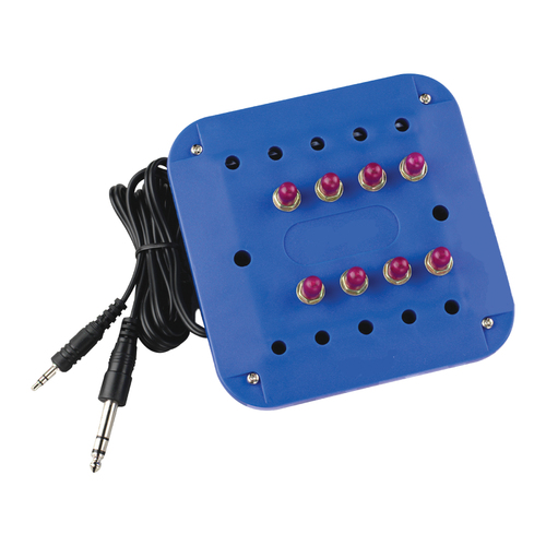 Blue Jackbox, Kids Blue, 8 Position, Stereo, Individual Volume Controls